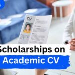 Write Scholarships on Academic CV